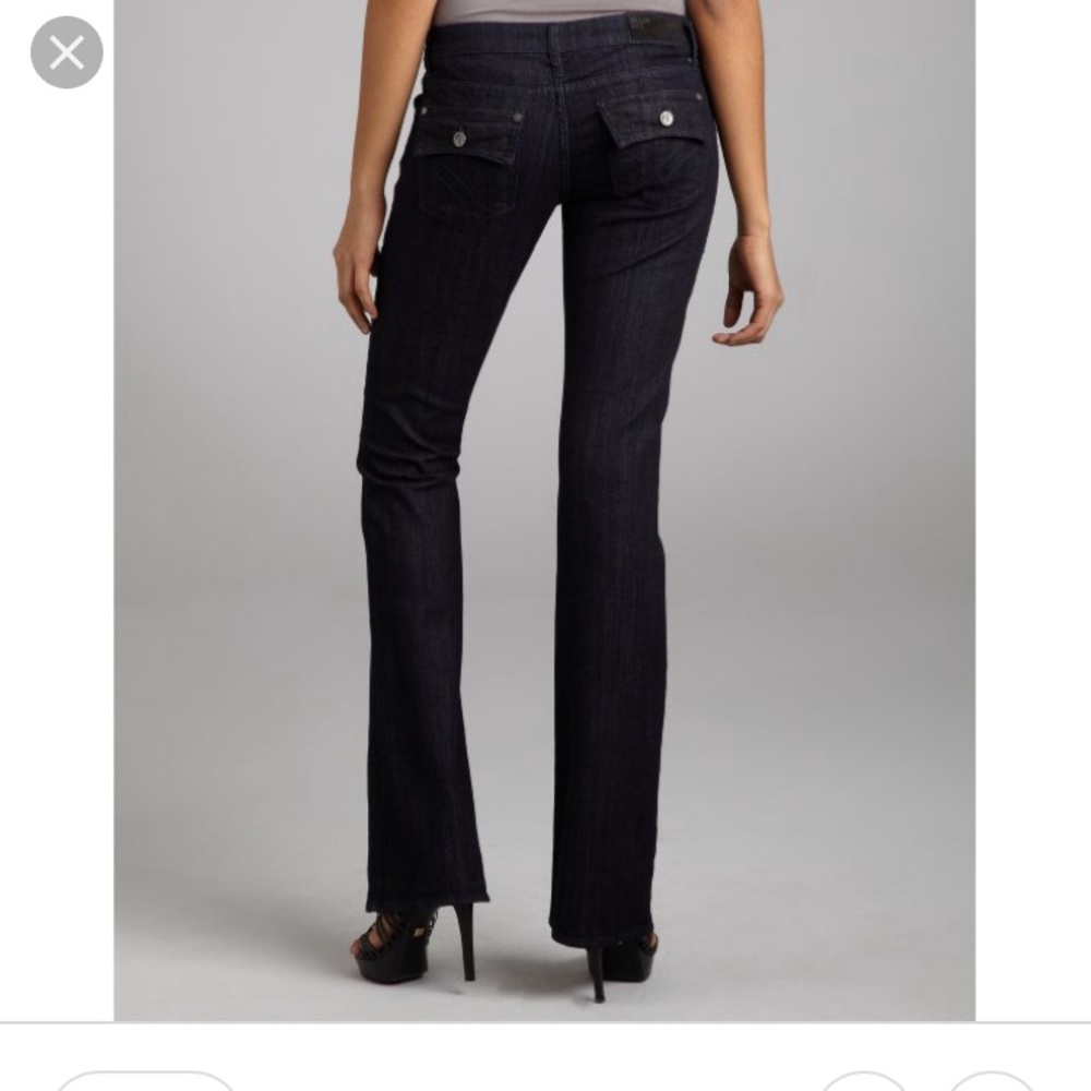 William Rast bootcut Jean. Dark rinse, Tatum style